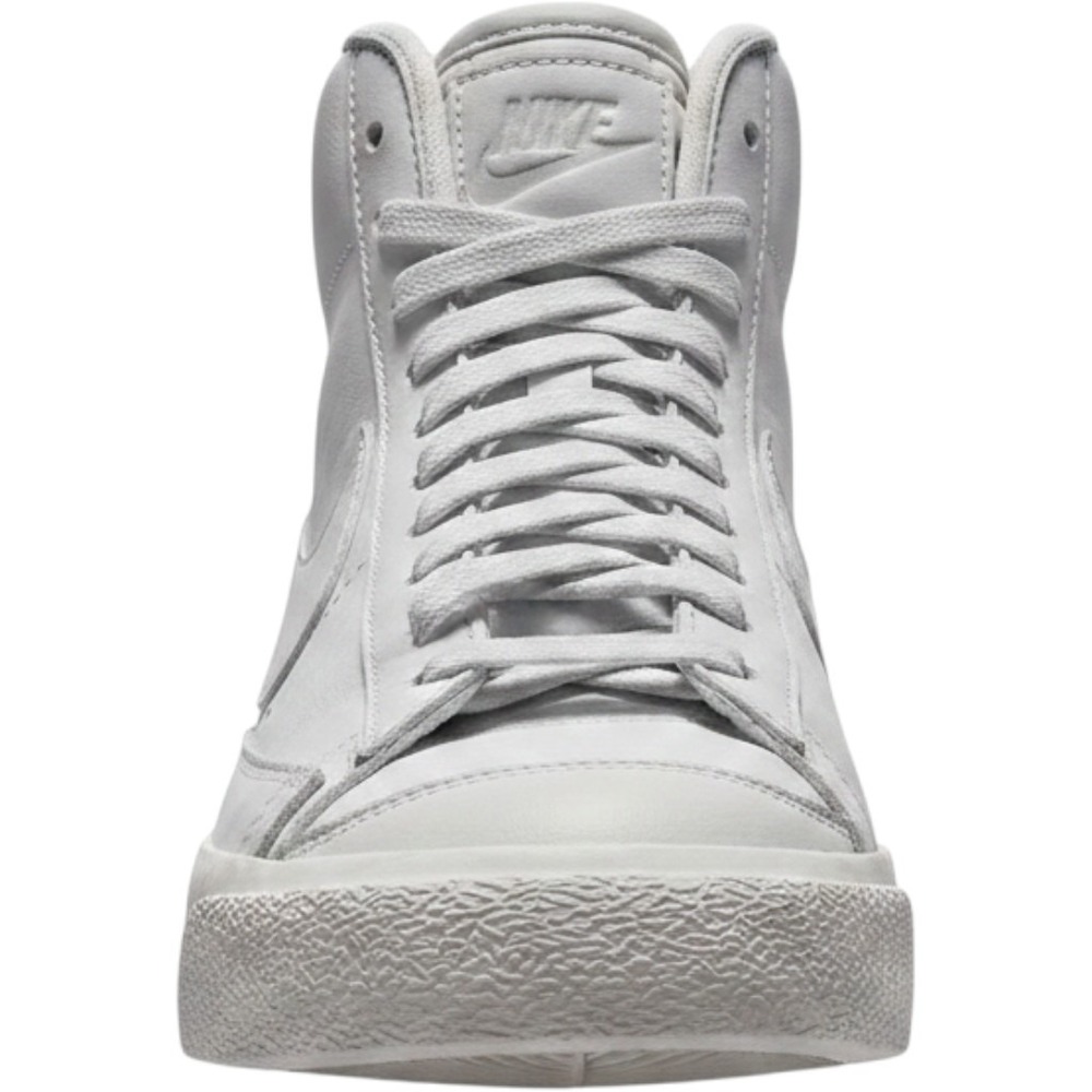 Nike Blazer Mid 77 Light Bone Leather High Top Sneakers DQ7572-001 Womens 8